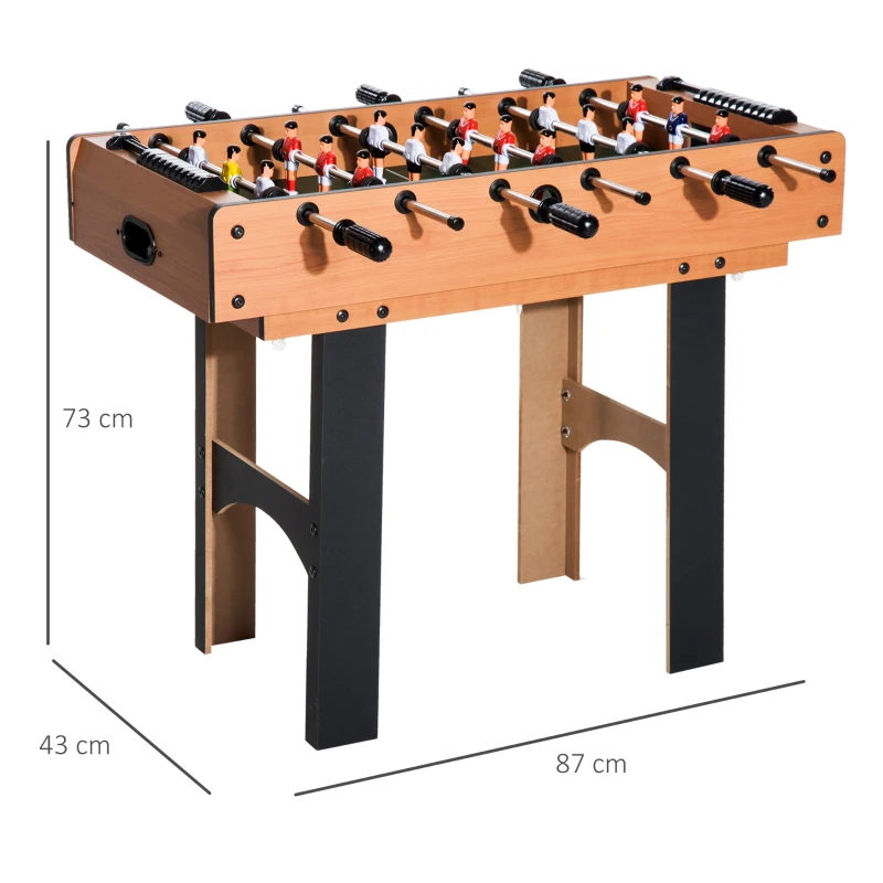 4 I 1 Multispel Bordsfotboll Bordsfotboll Kicker Hockey Biljard Bordtennis, MDF, 87x43x73cm 3