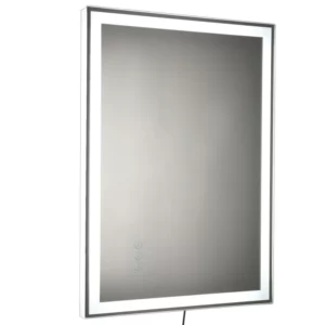 Badrumsspegel Med LED-ljus, Anti-dimfunktion; Väggspegel, 7 70 Cm X 50 Cm X 3 Cm, Silver 1