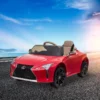 Barnbil Från Lexus Barnfordon För 3-6 år Elbil Med MP3-musik Röd 106 X 43 X 44 Cm 2