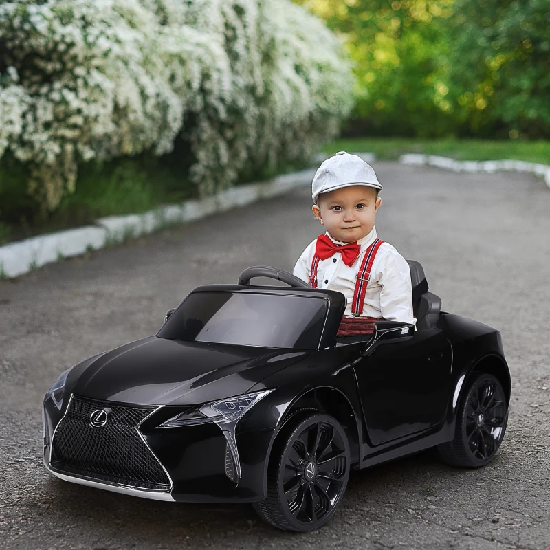 Barnbil Från Lexus Barnfordon För 3-6 år Elbil Med MP3 Musik Svart 106 X 43 X 44 Cm 2