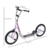 Barnskoter Med Pneumatiska Däck, Sparkscooter, Stadsskoter För Barn, Kickboard 16 Tum Från 5 år, Höjdjusterbar, Rosa, 143 X 58 X 92-100 Cm 3