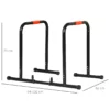 Dip Bars Fitness Paralletter Push Up Dip Station Justerbar Fitness Multifunktionellt Stål Svart 94/102 X 62 X 73 Cm 3