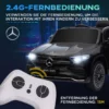 Elektrisk Barnbil, Licensierad Mercedes-Benz EQA, 3-8 Km/h, Musik, Strålkastare, Signalhorn, Fjärrkontroll, Svart 5