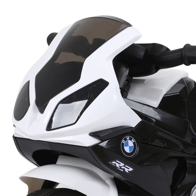 Elektrisk Barnmotorcykel Barnfordon Licensierad Av BMW S1000RR Elektrisk Trehjuling Med Batteri Stål Svart 66 X 37 X 44 Cm 8