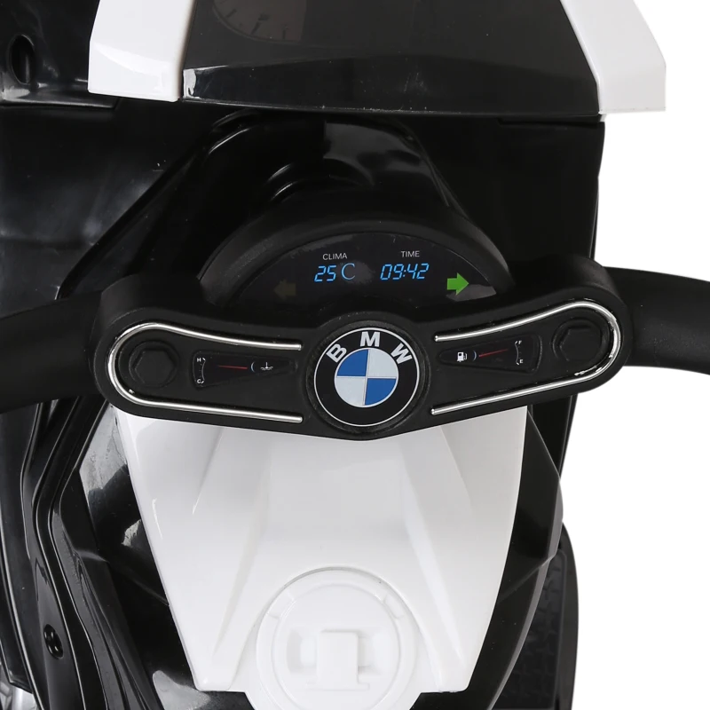 Elektrisk Barnmotorcykel Barnfordon Licensierad Av BMW S1000RR Elektrisk Trehjuling Med Batteri Stål Svart 66 X 37 X 44 Cm 9