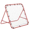 Football Rebounder Kickback Goal Rebound Wall Net For Baseball Fotbollsmål För Träning Justerbar Vinkel Metallrör PE Tyg 96 X 80 X 96 Cm Röd + Svart 1