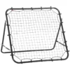 Football Rebounder Kickback Goal Rebound Wall Net För Baseball Fotbollsmål För Träning Justerbar Vinkel Metallrör PE Tyg 96 X 80 X 96 Cm Svart 1