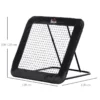 Fotbollsrebounder Vikbar Kickback Goal Bounce Wall Net För Baseball Basket Volleyboll Justerbar I 5 Nivåer Stål Svart 128 X 118 X 108-120 Cm 3