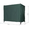 Garden Swing Cover, Hollywood Swing Cover, Cover, Vattentät, Solskydd, Oxford, Grön, 177 X 114 X 152 Cm 3