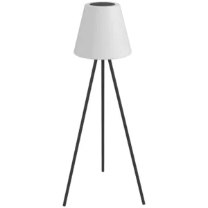 Golvlampa Golvlampa Design Golvlampa, LED-ljus, 39 X 39 X 153 Cm, Svart + Vit 1