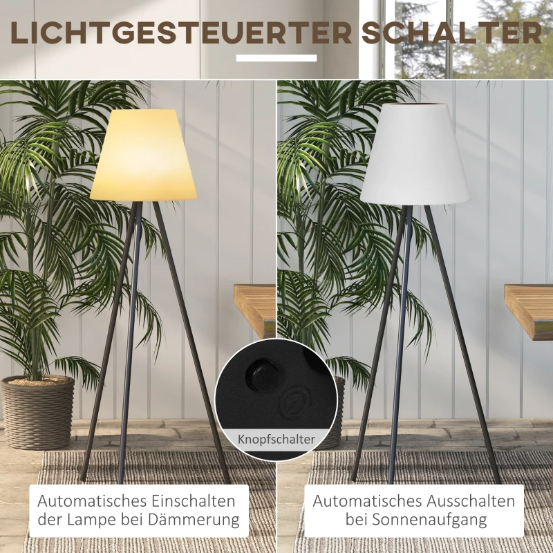 Golvlampa Golvlampa Design Golvlampa, LED-ljus, 39 X 39 X 153 Cm, Svart + Vit 7