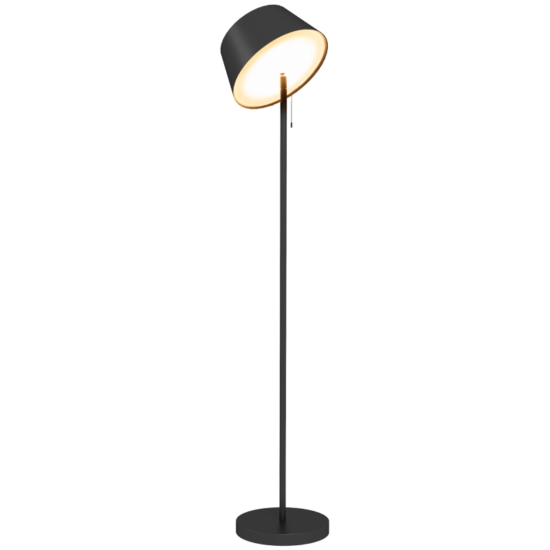 Golvlampa Golvlampa Design Golvlampa, LED-ljus, Dragkedja, 3 Ljusstyrkenivåer, Svart 10