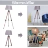 Golvlampa I Scandi Design, Golvlampa, Stativram, Höj- Och Sänkbar 4