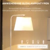 Golvlampa Med 2 Hyllplan, Golvlampa, Fotkontakt, 40 W. E 27, Natur + Vit 7