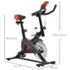 Inomhus Cykeltränare Hemgym Cykeltränare Fitnesscykel 85 X 46 X 114 Cm 3