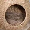 Kattträd Klösstolpe Kattmöbel Med Kattgrottbollleksak Sisal Mjuk Plysch Höjd 82,5 Cm Gul 7