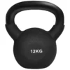 Kettlebell, Kettlebell, 12 Kg, Med Plastbeläggning, Stål, Svart 20 X 13 X 22cm 10