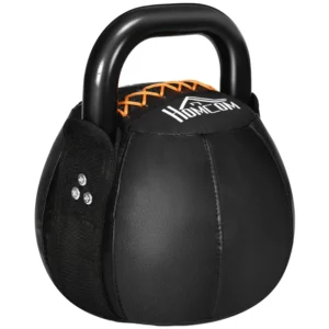 Kettlebell, Kettlebell, 8 Kg, Platt Botten, Stålhandtag, Plastkropp, Svart, 20 X 20 X 24 Cm 1