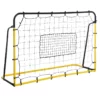 Kickback Fotboll Rebounder Mål Rebound Väggnät För Fotboll, Basket Och Baseboll, Stål + PE, Gul + Svart, 184 X 63 X 123 Cm 1