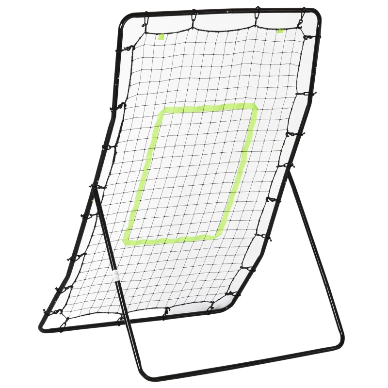 Kickback Rebounder Målrebound Väggnät, Stål + PE, 75x126cm, Svart 5