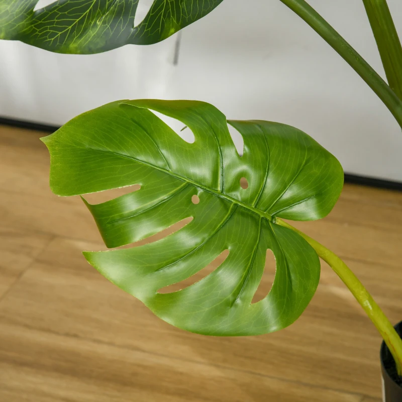 Konstgjorda Växter 110 Cm Konstgjorda Monstera Konstgjorda Växter I Kruka Konstgjorda Träd Krukväxt Dekorativ Växt Kontorsväxt Plastkruka För Inom- Och Utomhusbruk 7