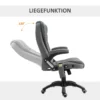 Kontorsstol Massagestol Med Värmefunktion Chefsstol Med Massagefunktion Höjdjusterbar Snurrstol Ergonomisk Gamingstol Massage Mörkgrå 68 X 72 X 110120 Cm 5