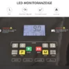 Löpband Hopfällbar Elektrisk 500 W 1-12km/h LED Display Dryckshållare Och Mobiltelefonhållare Mycket Lämplig För Hemgym Inomhus Fitness Svart 134 X 60 X 118 Cm 5