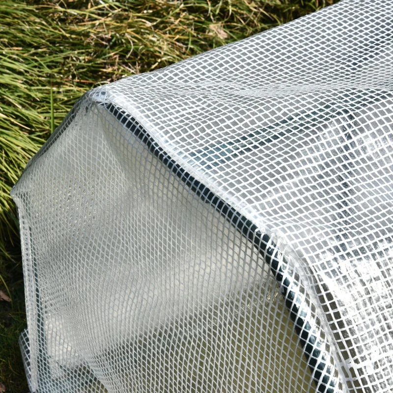 Miniväxthus, Väderbeständig, Lätt Att Transportera, 99 Cm X 71 Cm X 60 Cm, Polytunnel, Grön 9