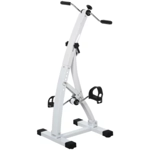 Motionscykel Träningstränare Pedaltränare För Seniorer Stål Vit 40 X 42,5 X 100cm 1