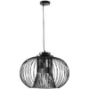 Pendellampa Hänglampa Taklampa Industriell Stil Kulpendel Takspotlight E27 Justerbar Längd Metall Svart 50 X 150 Cm 1