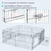 Puppy Run Puppy Staket Lekhage Outdoor Run Puppy Gate 5 Storlekar (mått: 71x61cm) 6