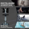 Roddmaskin Roddmaskin Med LCD Fitnessmaskin Roddmaskin Motionscykel, Med LCD Display, Stål + PVC, Grå, 130x47,5x67cm 5