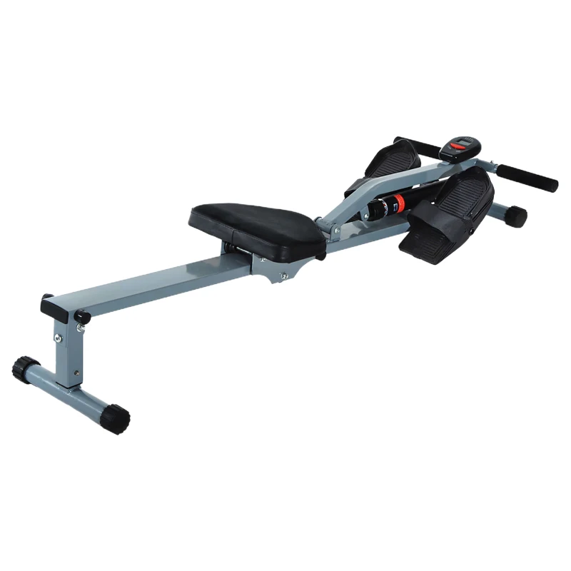 Roddmaskin Roddmaskin Med LCD Fitnessmaskin Roddmaskin Motionscykel, Med LCD Display, Stål + PVC, Grå, 130x47,5x67cm 10