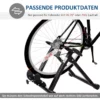 Rulltränare Cykeltränare Motionscykel Magnetbroms 26"-28"/700C Stål Svart 6