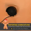 Självuppblåsande Pepparkaksgubbe Med Blåsare Juldekoration 2,4m Med LED-lampor 6