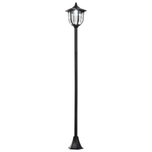 Solar LED Trädgårdslykta, Lykta, Trädgårdslampa, 30/60 Lumen, Plast, Svart 26,5 X 177 Cm 1