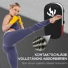 Sparkdyna För Muay Thai, Kickboxning, Fodral I Konstläder, 0,4 Kg, 38x20x18 Cm, Svart/röd/vit 4