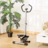 Stepper Motionscykel För Hemmet Med LCD-skärm Justerbar Hastighet Metall ABS 55 X 53 X 118-128 Cm 2