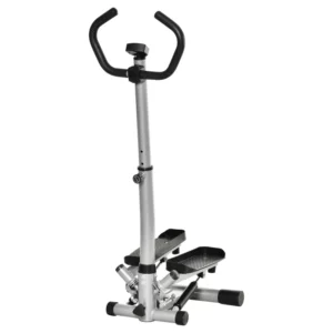 Stepper Motionscykel För Hemmet Med LCD-skärm Justerbar Hastighet Metall ABS 55 X 53 X 118-128 Cm 1