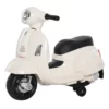 VESPA Elmotorcykel Barnmotorcykel Elfordon 18-36 Månader 3km/h LED-ljusljud PP Plast Metall Vit 66,5 X 38 X 52 Cm 11