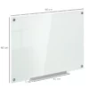 Whiteboard I Glas, Anteckningstavla, Whiteboardtavla, 4 Pennor, 6 Magneter, 1 Svamp, 1 Hylla, Vit 3