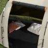 Campingtält För 4-5 Personer, Mörkbara Fönster, Vattentät, 180H X 460L X 230W Cm, Khaki/orange 9